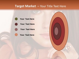Portrait Hair Female PowerPoint Template