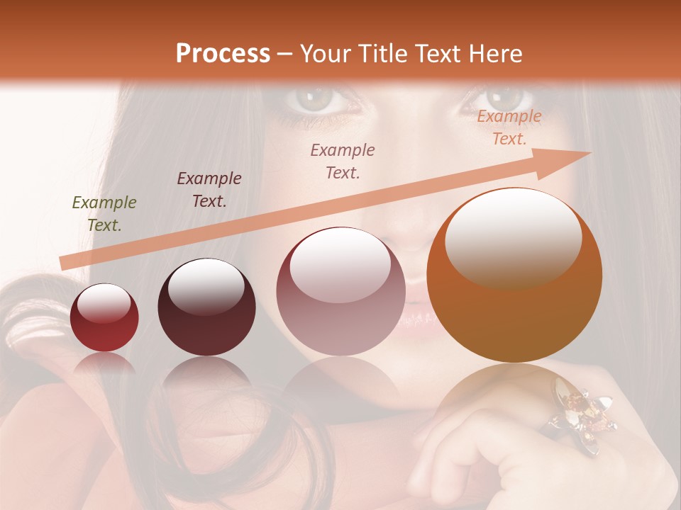 Portrait Hair Female PowerPoint Template