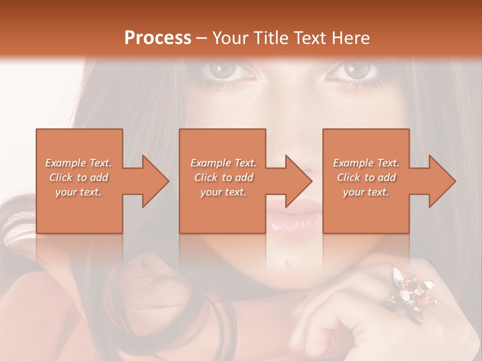 Portrait Hair Female PowerPoint Template