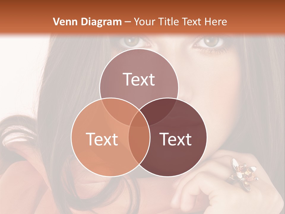 Portrait Hair Female PowerPoint Template
