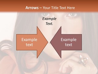 Portrait Hair Female PowerPoint Template