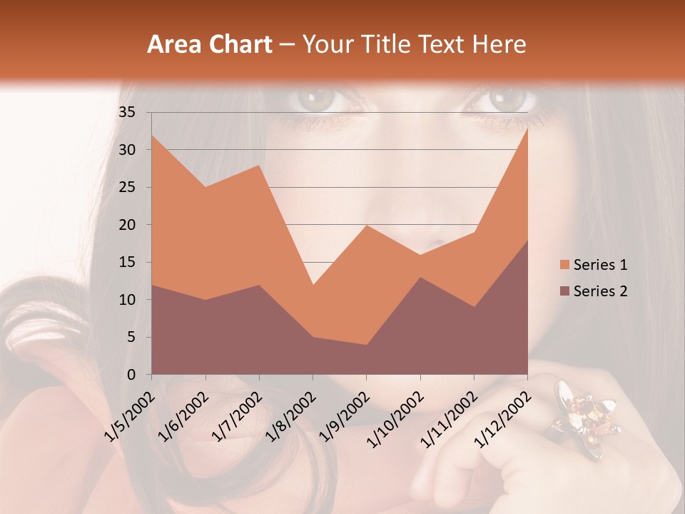 Portrait Hair Female PowerPoint Template
