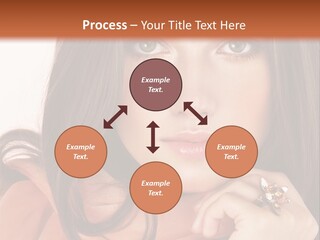 Portrait Hair Female PowerPoint Template