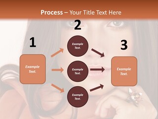 Portrait Hair Female PowerPoint Template