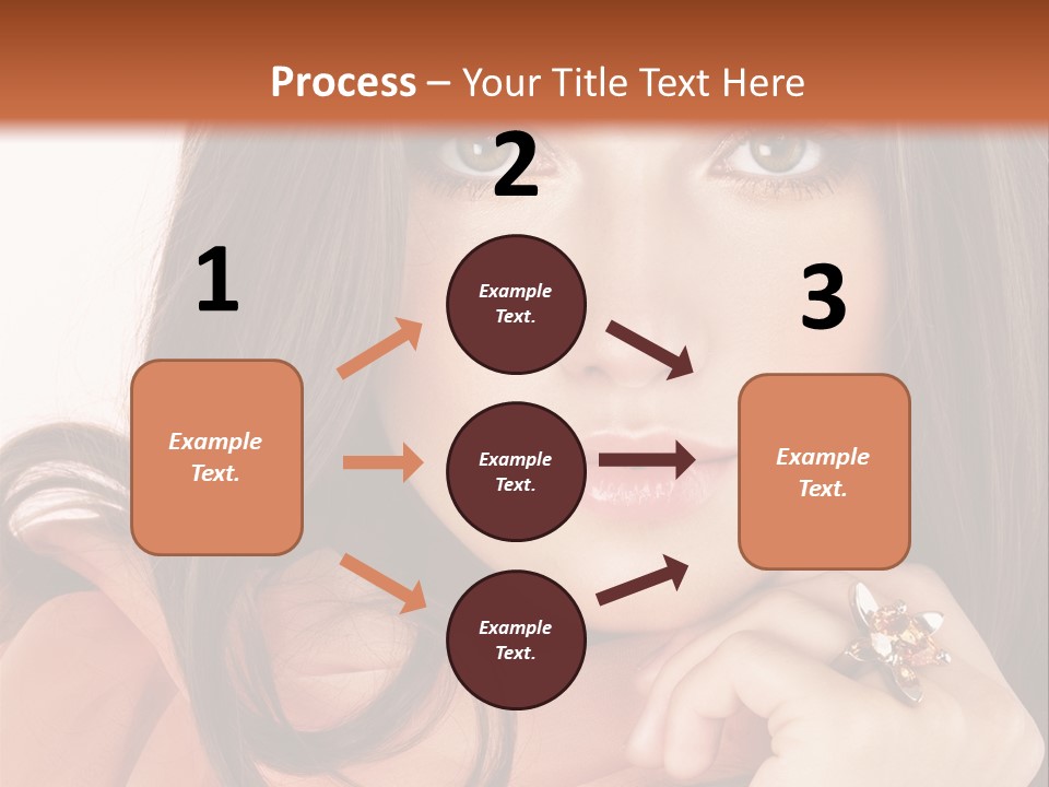 Portrait Hair Female PowerPoint Template