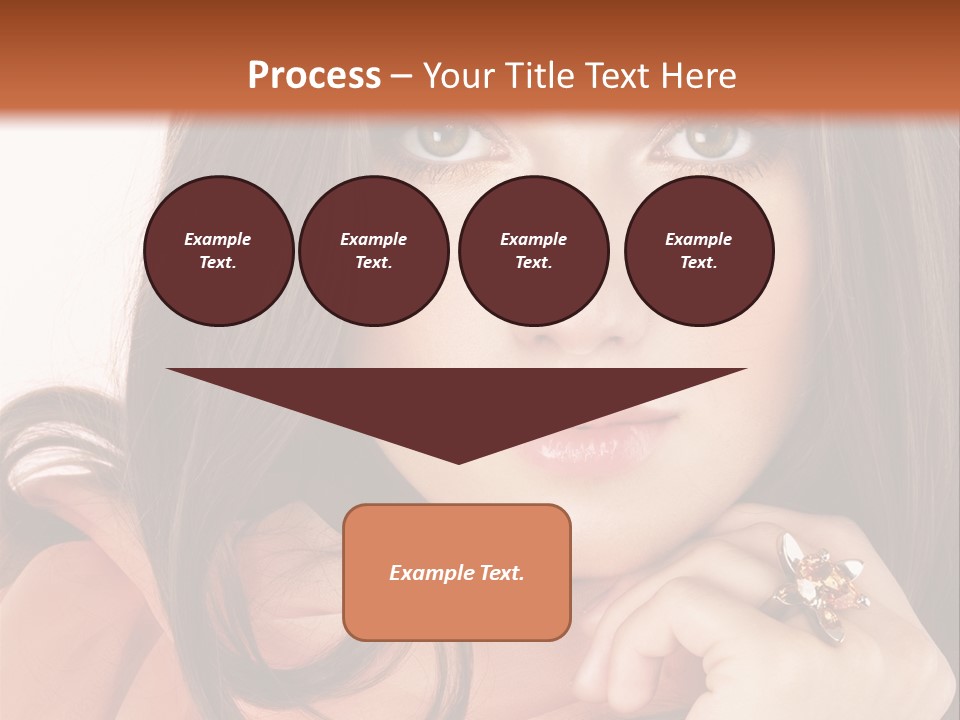Portrait Hair Female PowerPoint Template
