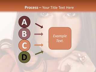 Portrait Hair Female PowerPoint Template