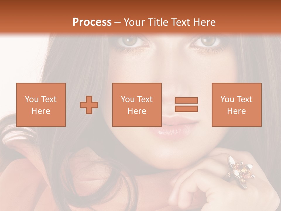 Portrait Hair Female PowerPoint Template