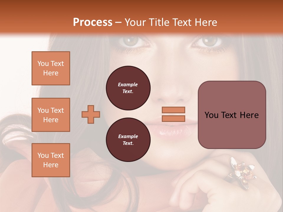 Portrait Hair Female PowerPoint Template