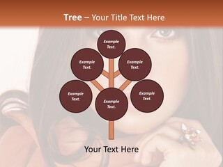 Portrait Hair Female PowerPoint Template