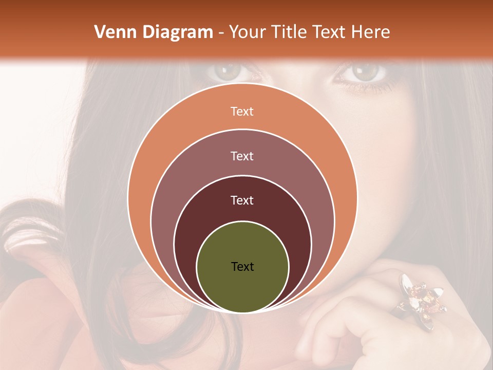 Portrait Hair Female PowerPoint Template