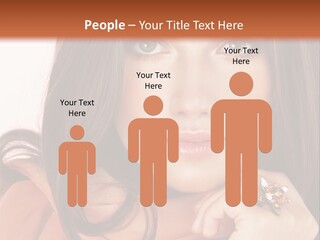 Portrait Hair Female PowerPoint Template