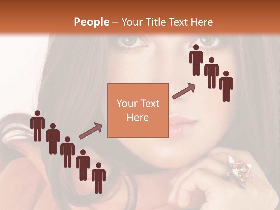 Portrait Hair Female PowerPoint Template
