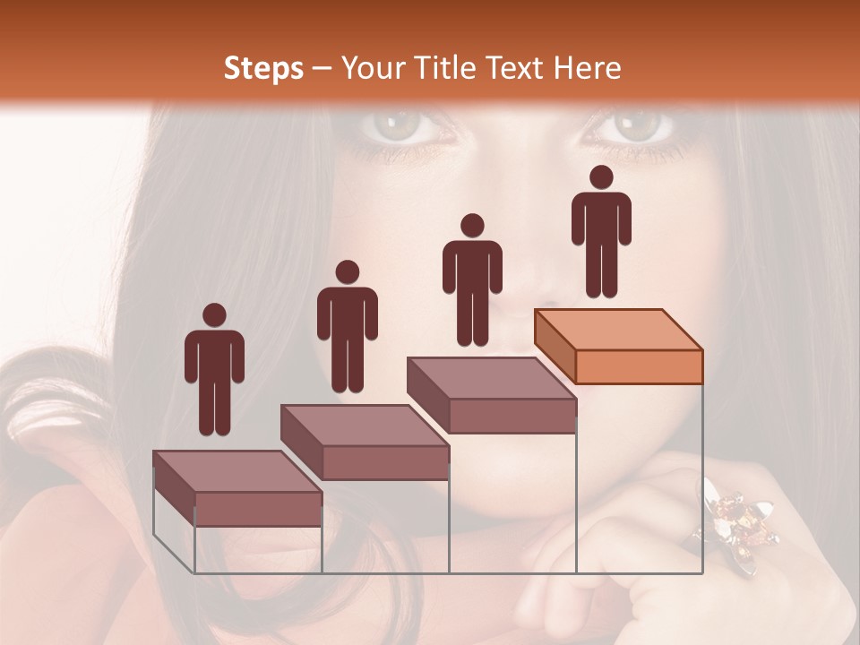 Portrait Hair Female PowerPoint Template