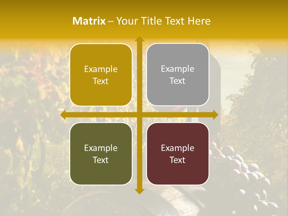 Leaf Cask Yard PowerPoint Template