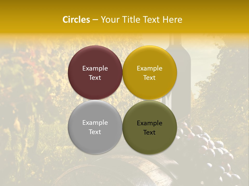 Leaf Cask Yard PowerPoint Template