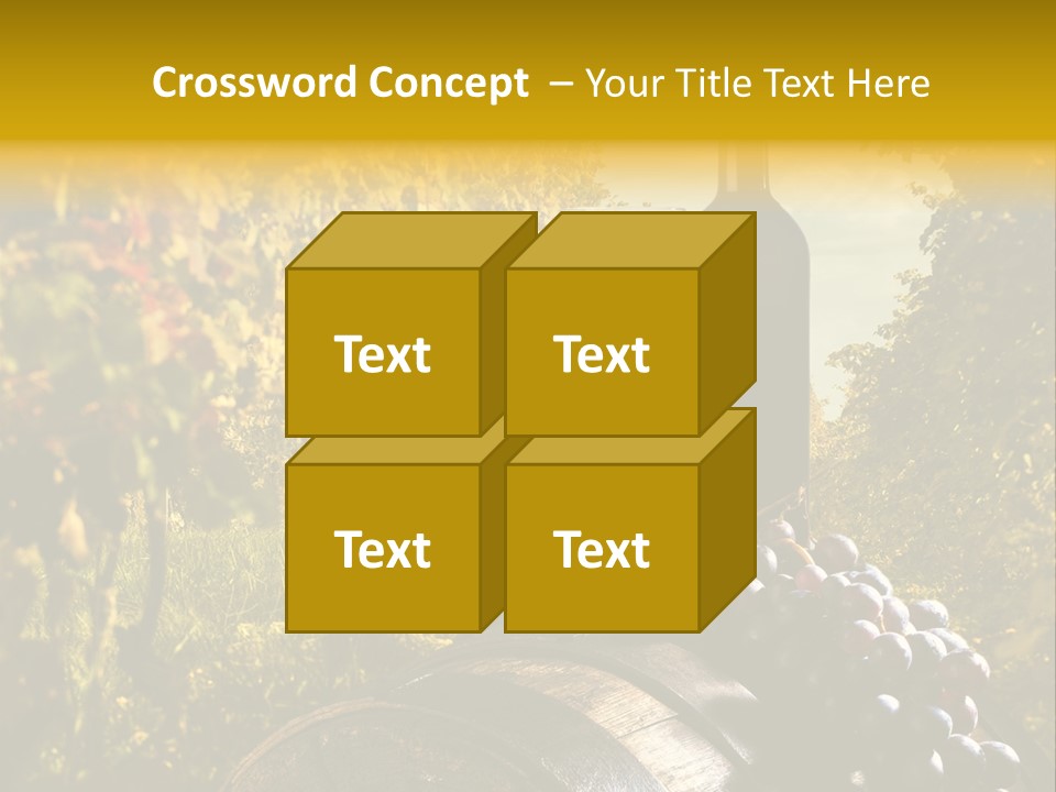 Leaf Cask Yard PowerPoint Template