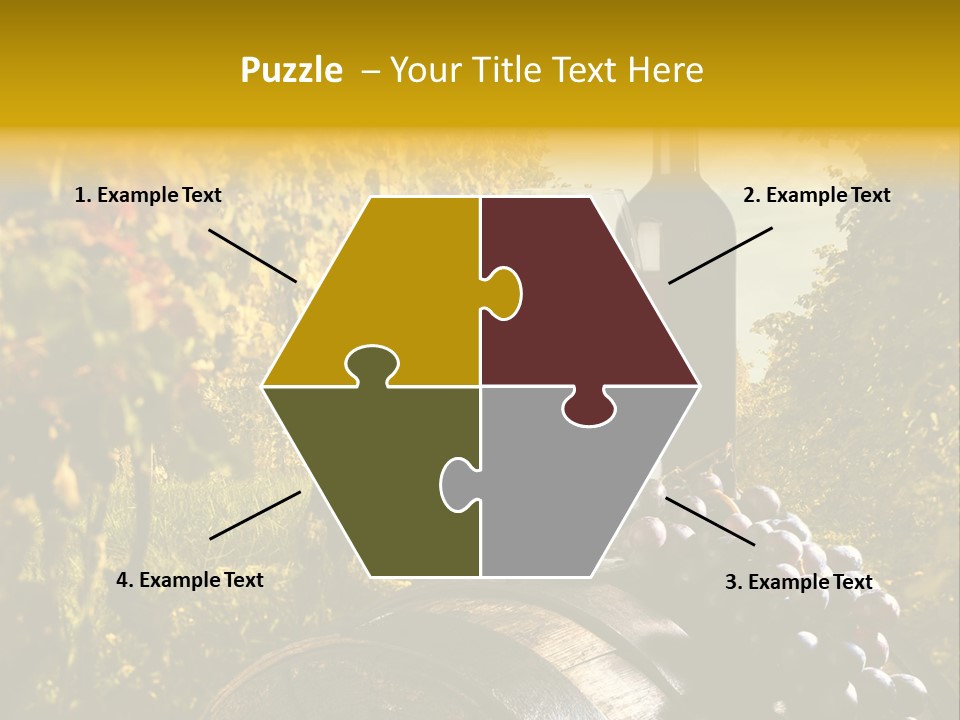 Leaf Cask Yard PowerPoint Template