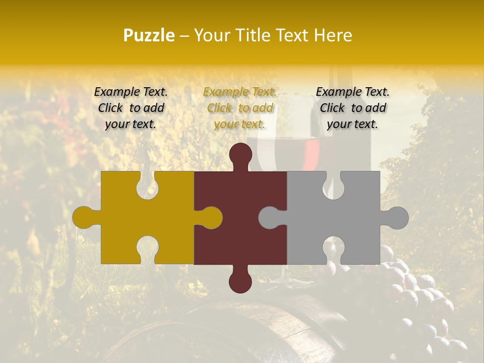 Leaf Cask Yard PowerPoint Template