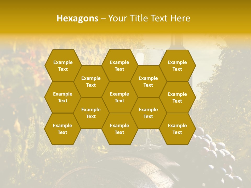 Leaf Cask Yard PowerPoint Template