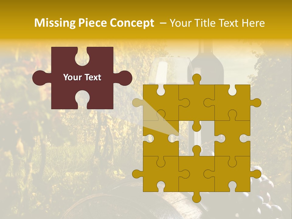 Leaf Cask Yard PowerPoint Template