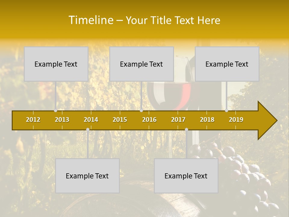 Leaf Cask Yard PowerPoint Template