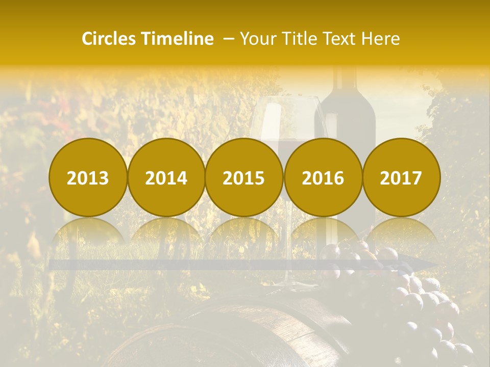 Leaf Cask Yard PowerPoint Template