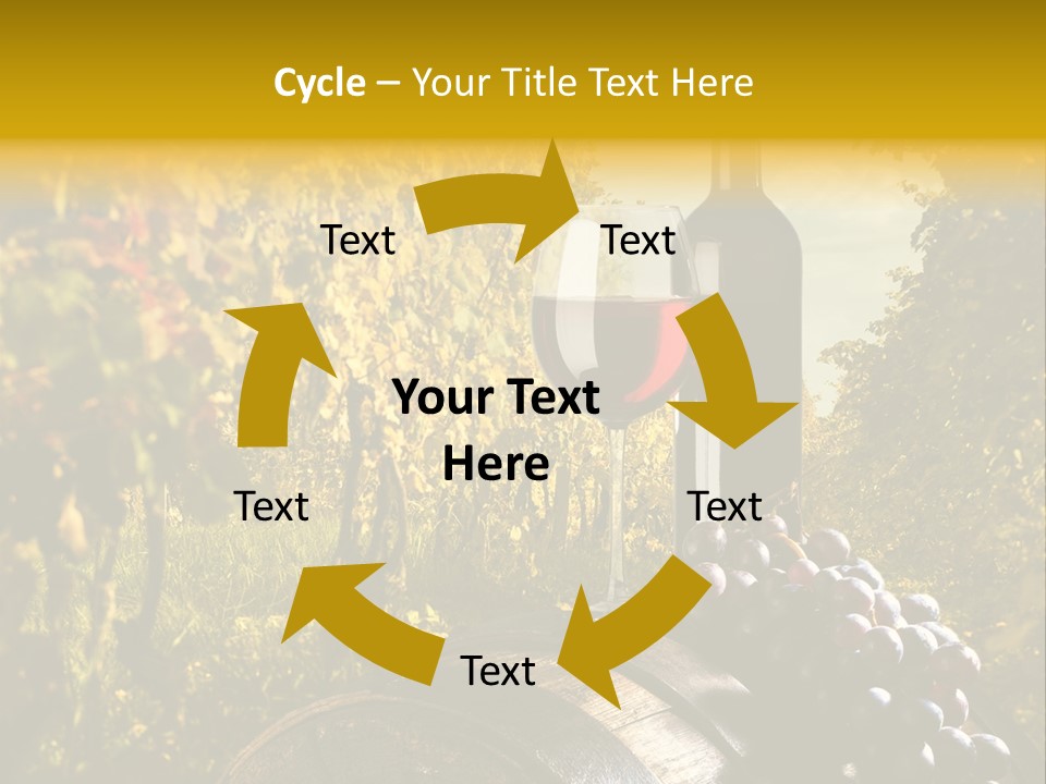 Leaf Cask Yard PowerPoint Template