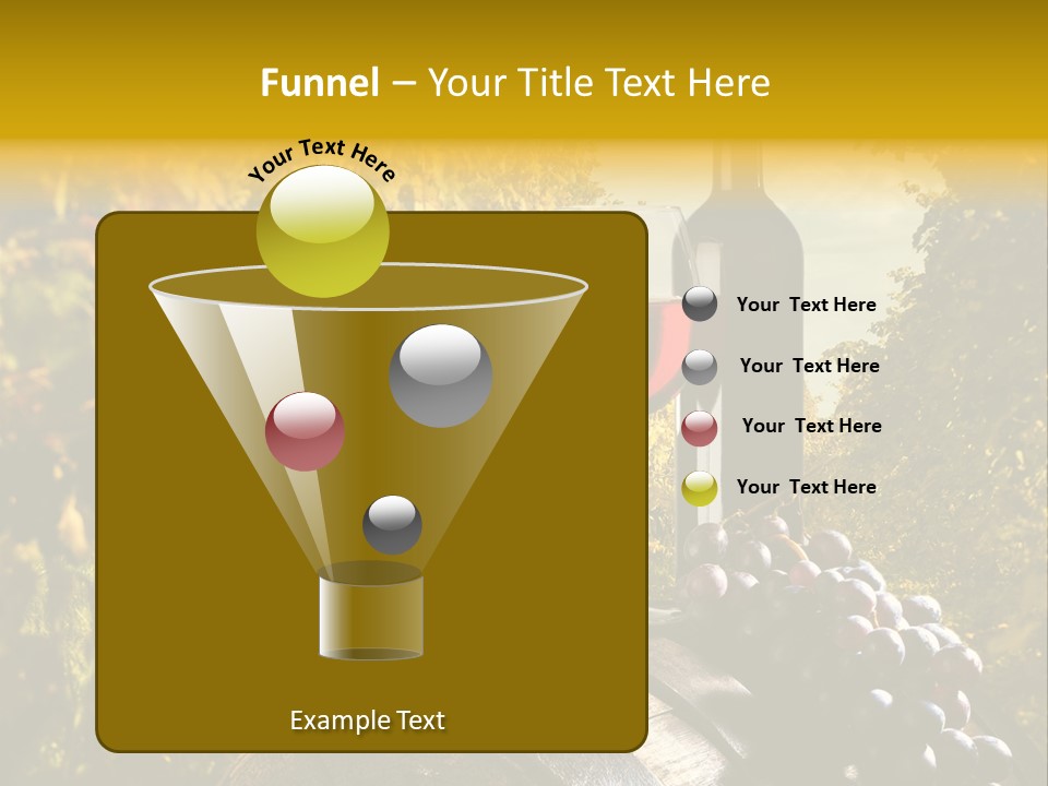 Leaf Cask Yard PowerPoint Template