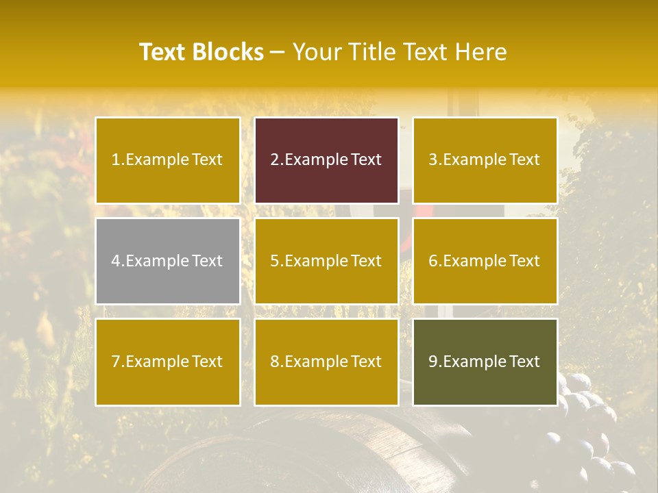 Leaf Cask Yard PowerPoint Template