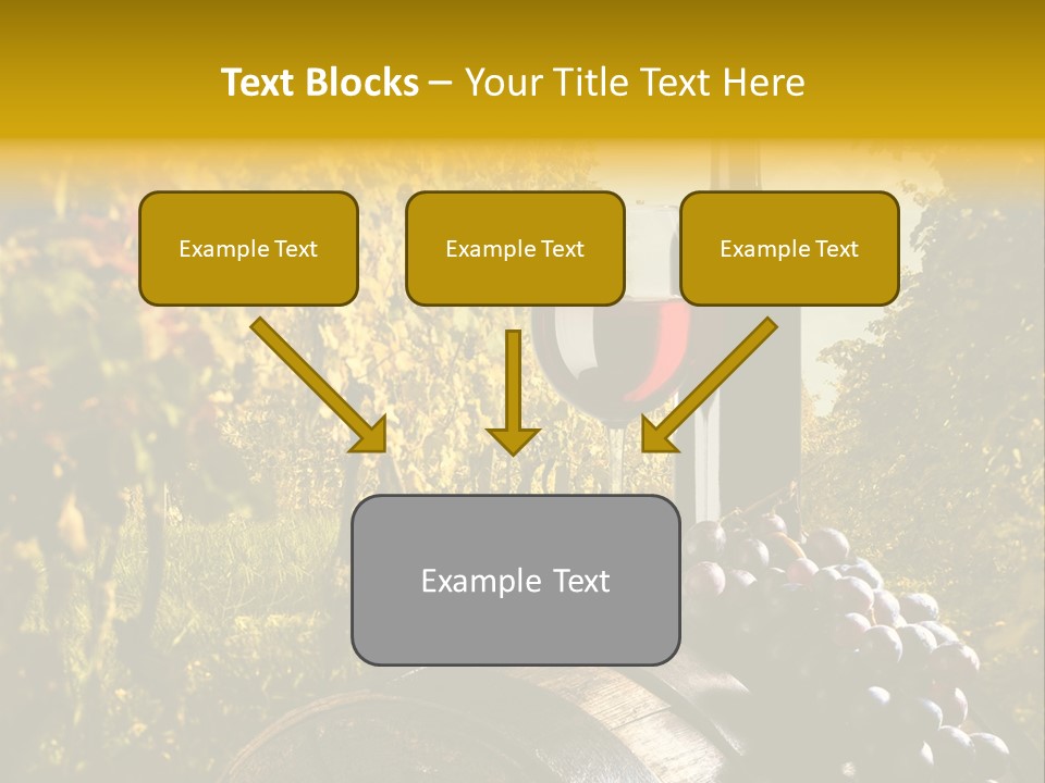Leaf Cask Yard PowerPoint Template