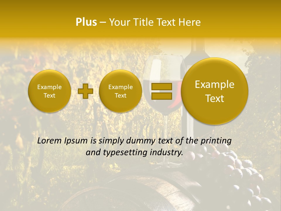 Leaf Cask Yard PowerPoint Template