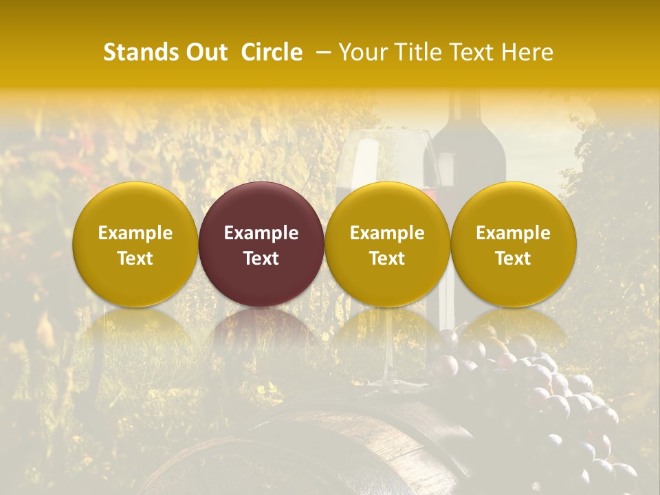 Leaf Cask Yard PowerPoint Template