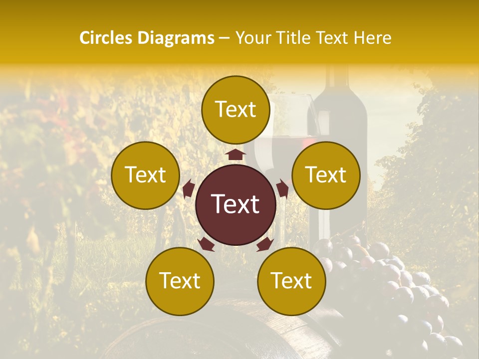 Leaf Cask Yard PowerPoint Template