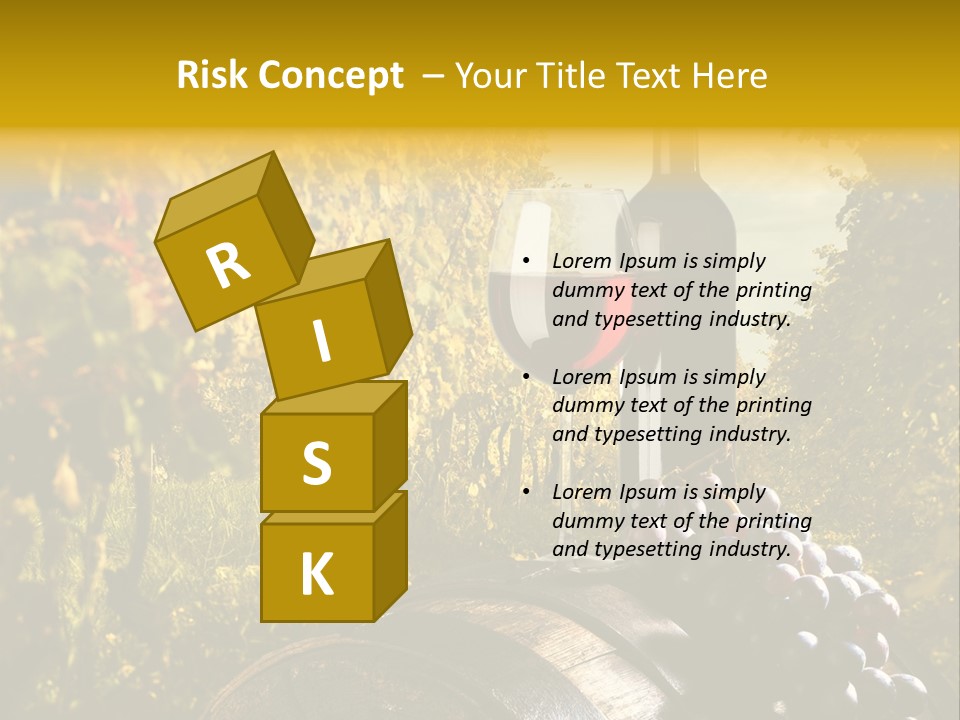 Leaf Cask Yard PowerPoint Template