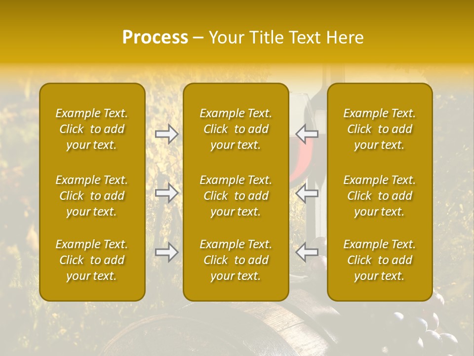 Leaf Cask Yard PowerPoint Template