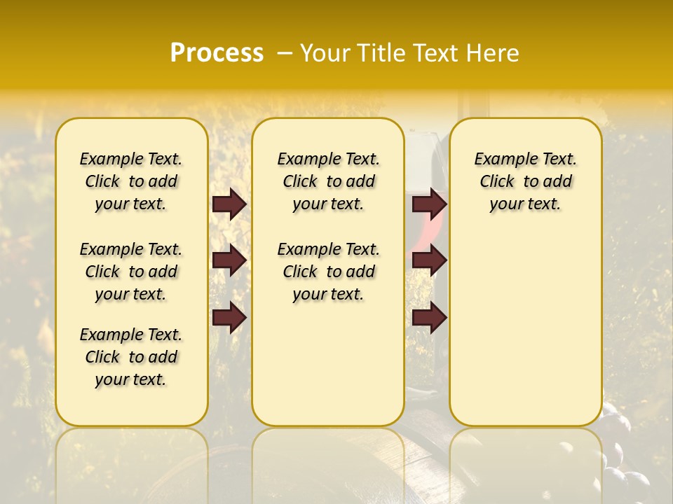 Leaf Cask Yard PowerPoint Template