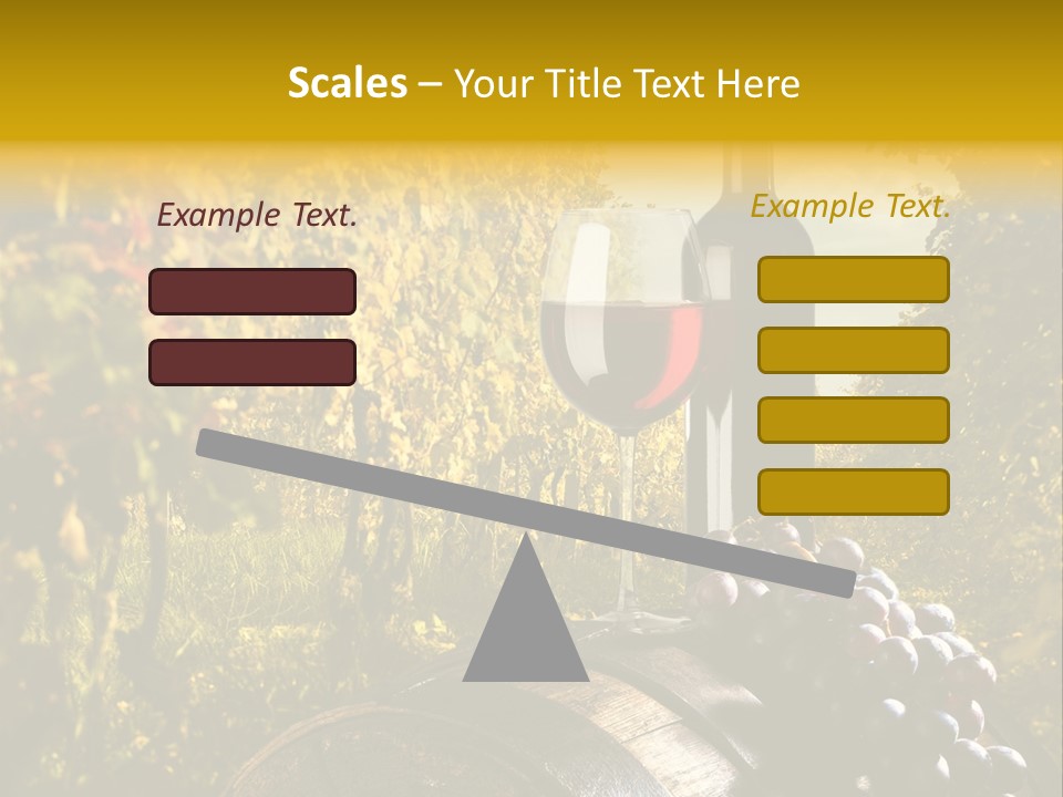 Leaf Cask Yard PowerPoint Template