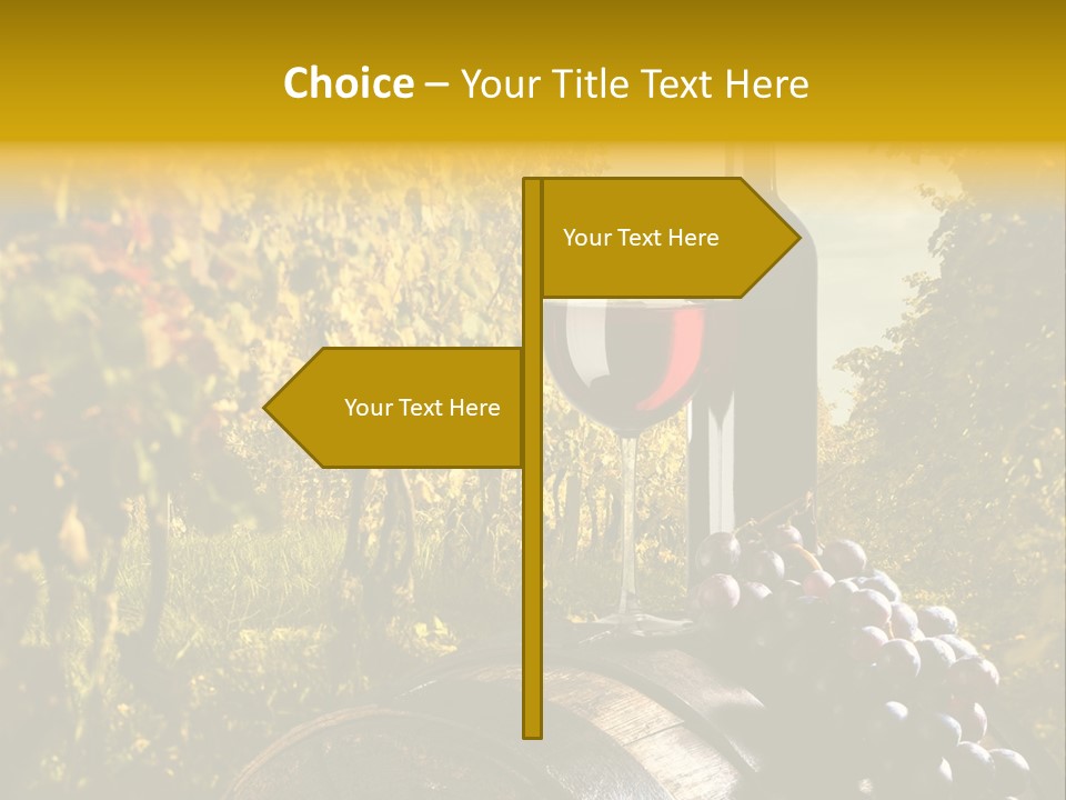 Leaf Cask Yard PowerPoint Template