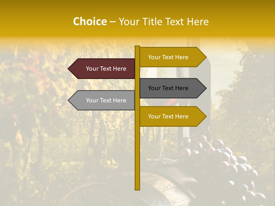 Leaf Cask Yard PowerPoint Template