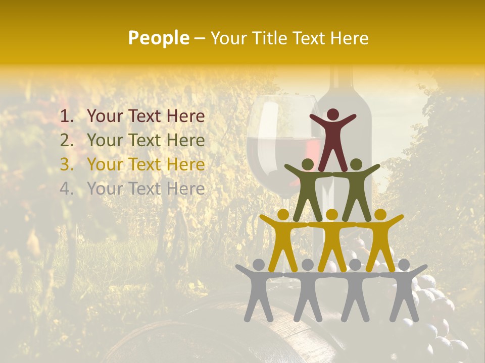 Leaf Cask Yard PowerPoint Template