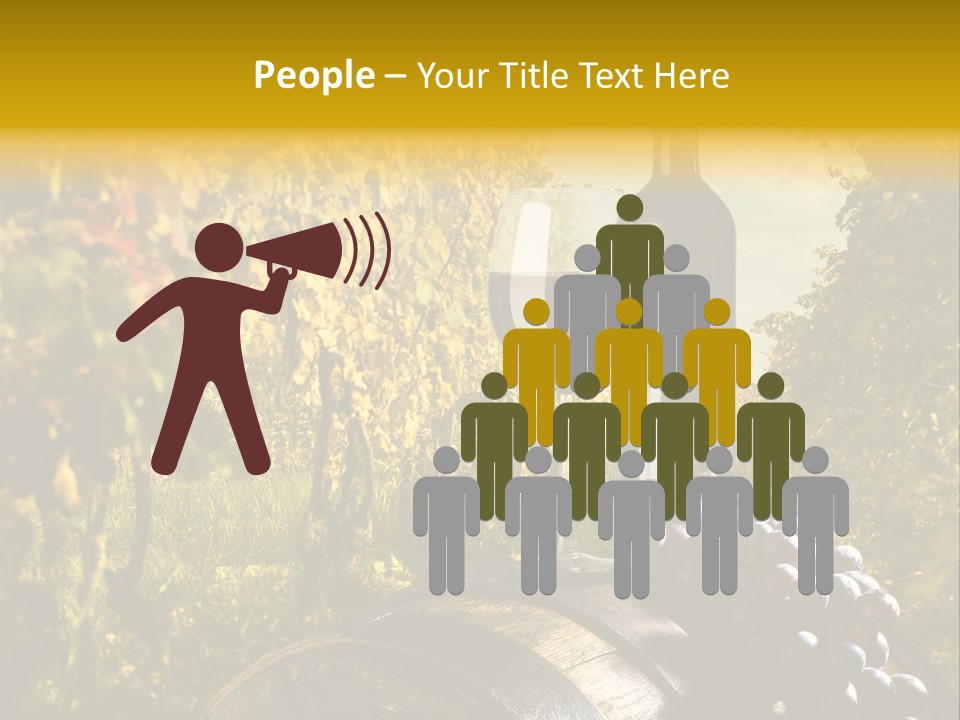 Leaf Cask Yard PowerPoint Template