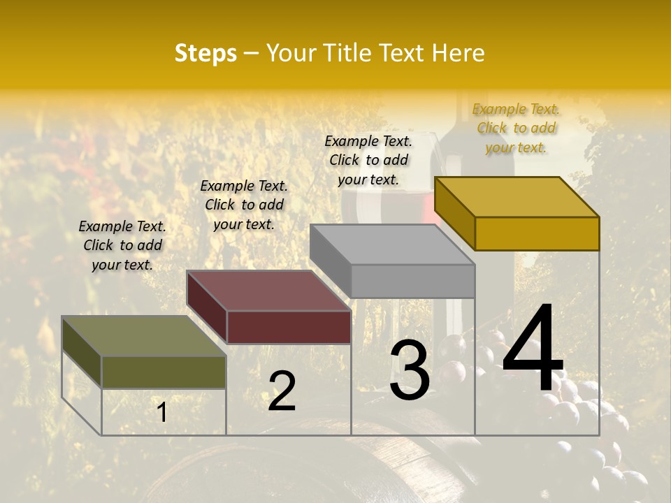 Leaf Cask Yard PowerPoint Template