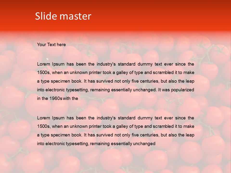 Fruit Plump Healthy PowerPoint Template