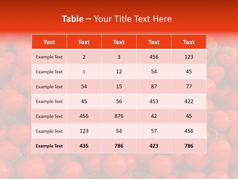 Fruit Plump Healthy PowerPoint Template