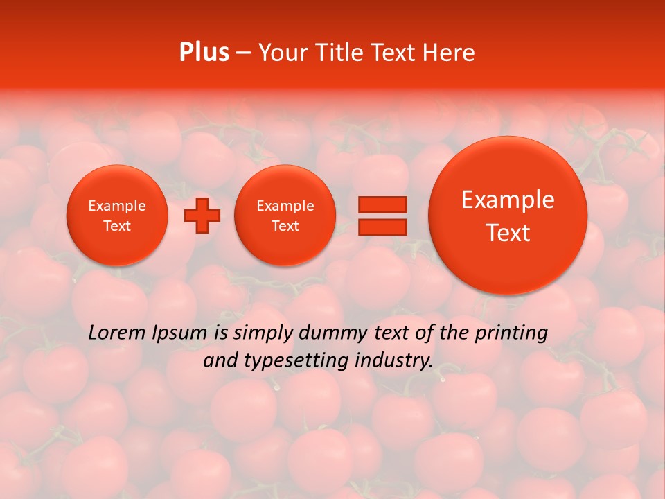 Fruit Plump Healthy PowerPoint Template