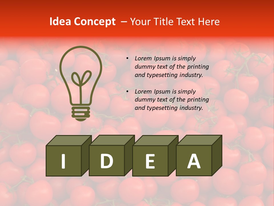 Fruit Plump Healthy PowerPoint Template