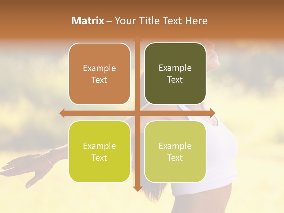 Meditate Relaxation Lifestyle PowerPoint Template