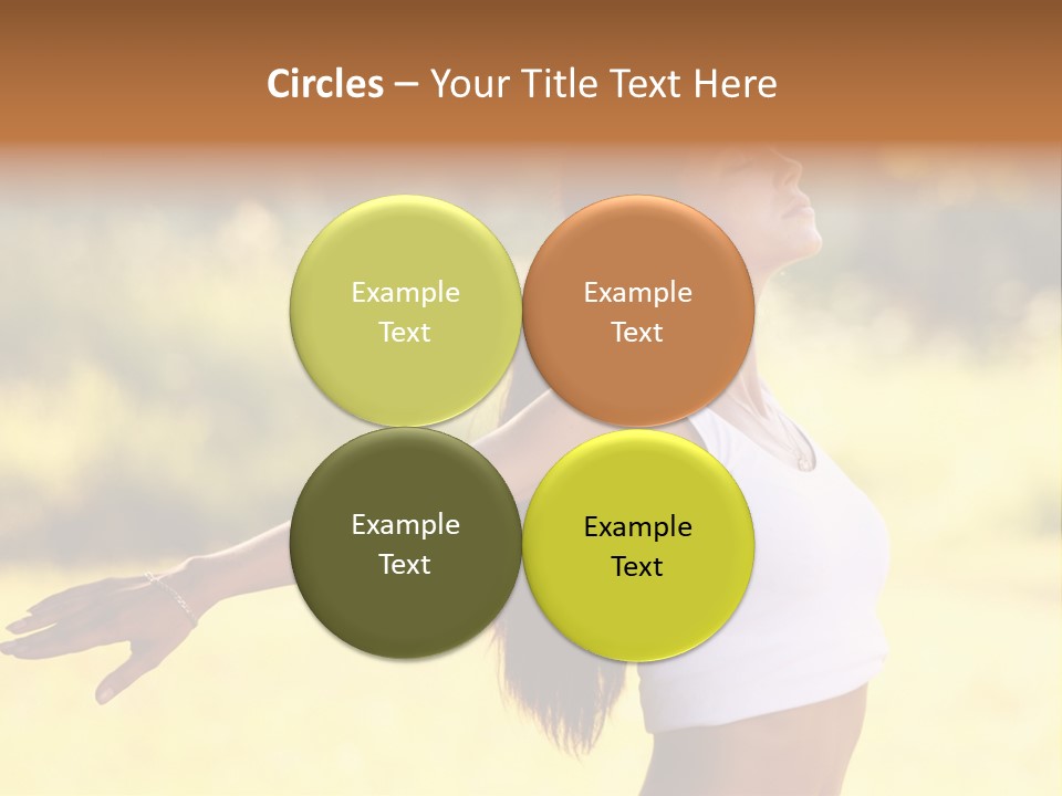 Meditate Relaxation Lifestyle PowerPoint Template