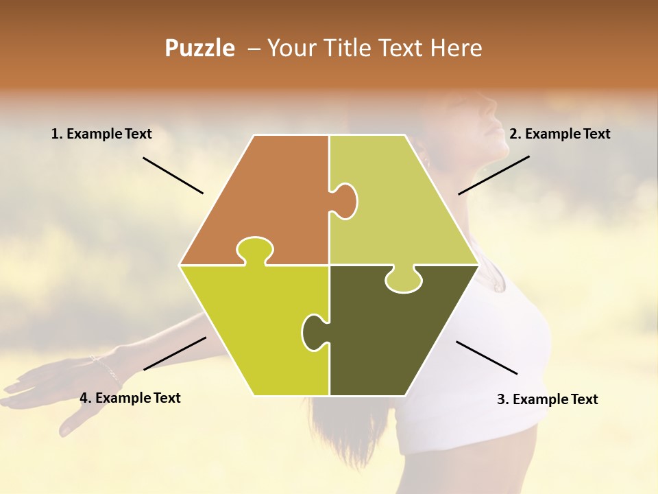 Meditate Relaxation Lifestyle PowerPoint Template